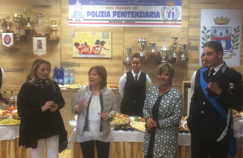 2019 rinfresco Polizia Penitenziaria offerto da Itaca