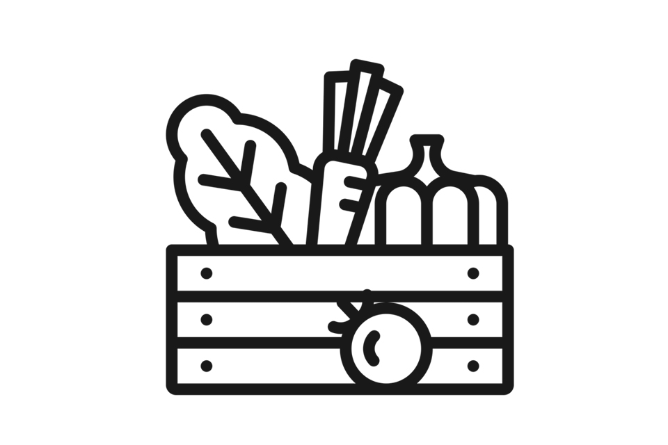 consegna cassette di frutta e verdura